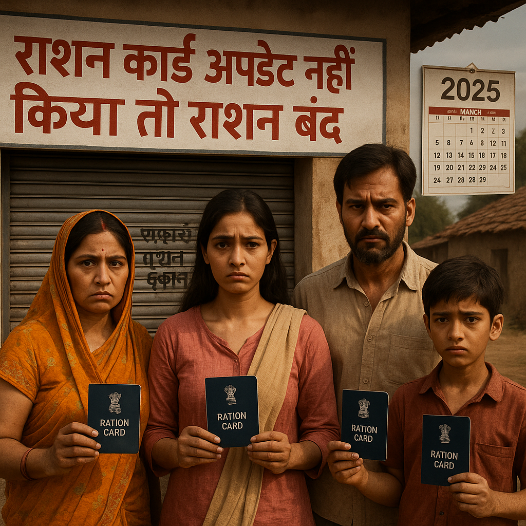 2025 में राशन कार्ड ऑनलाइन फ्री में कैसे अपडेट करें